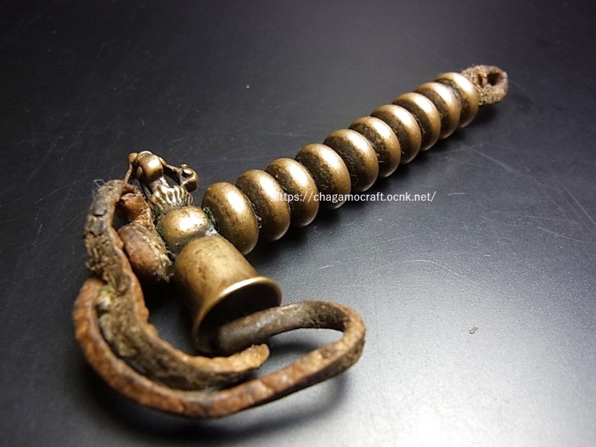 画像1: チベット密教法具・数珠カウンター（Old Tibetan  Mantra  counters for Mala）アンティーク【黄銅・真鍮】 (1)