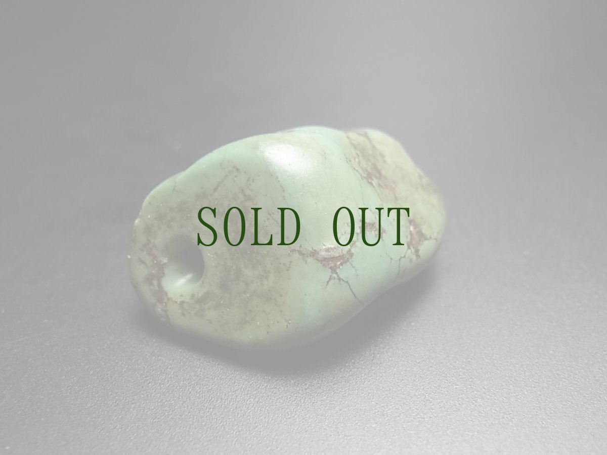 画像4: チベタン・アンティークターコイズ(yu)　（Old tibetan  turquoise）大 (4)