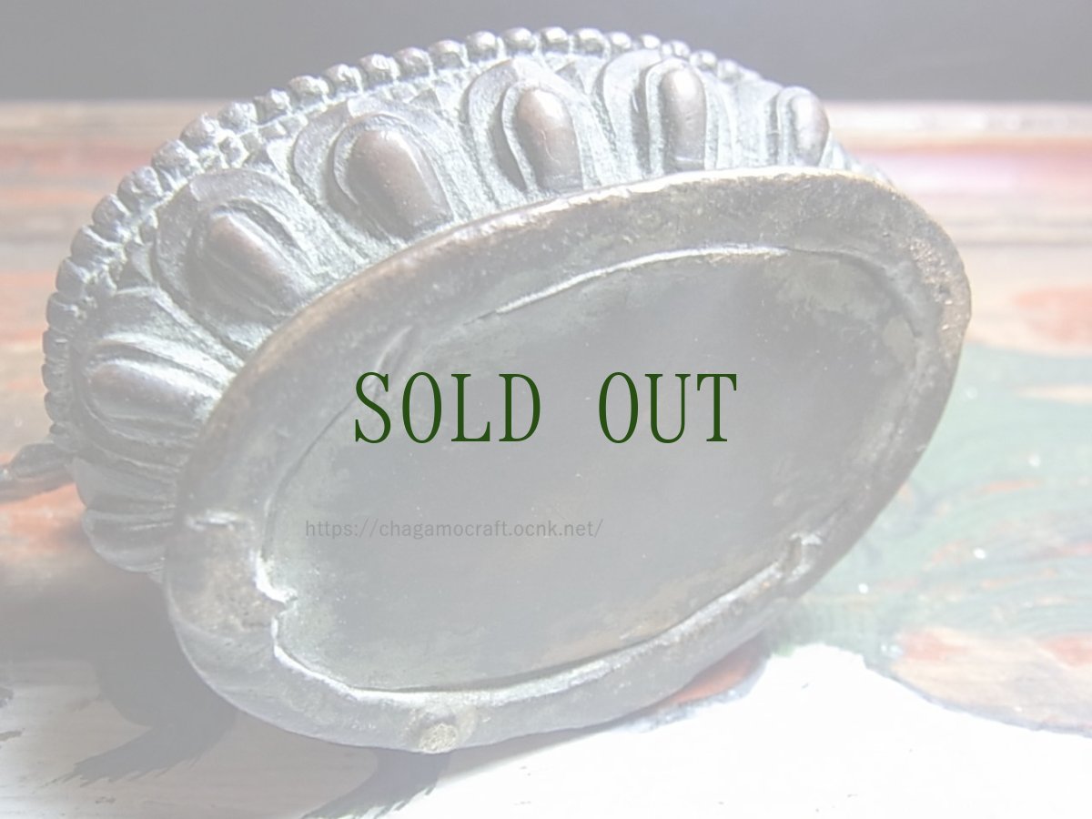 画像6: 無量寿菩薩・チベットの阿弥陀如来/ツェパクメー（銅製仏像・アミターユス）オールド (6)