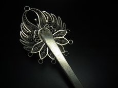 画像6: ミャオ族（苗族）の髪留め/かんざし（苗銀製）・鳳凰　Traditional hair ornament, Kanzashi of Miao (6)