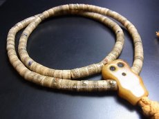 画像1: カパラの御数珠　(チベタンKapala Mala ) ཀ་པ་ལ　カパーラマーラ・チベット密教法具・象嵌 (1)