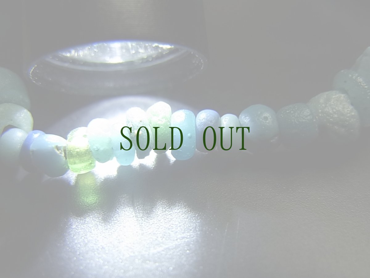 画像7: 古代エッチドカーネリアン（インダス文明）と古代ペルシア瑠璃玉のブレスレット (7)