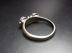 画像4: チベット・トクチャ(天鉄・Thogchags) 　ドルジェ（金剛杵）の蔵銀製リング (4)