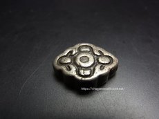 画像2: 天鉄・トクチャ(雷神・Thogchags)　蔵銀製（羯磨金剛・クロスドルジェ） (2)