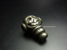 画像4: 親玉・ボサ（グル玉)　チベタンＭＡＬＡパーツ　ルンゴ　（蔵銀製) (4)