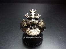 画像3: チベット・トクチャ(天鉄・Thogchags) 蔵銀製　霊鳥キュンのリング (3)