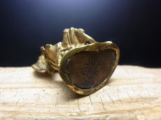 画像4: グリーンターラ（ドルマ・ジャン）緑度母（鍍金小仏）時代物 (4)