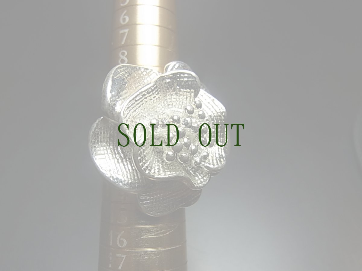 画像6: 貴州ミャオ族のシルバーリング(ミャオ銀)　トライバルデザイン・花 (6)