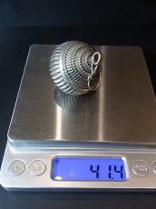 画像6: 貴州苗族（ミャオ族）の苗銀製トライバルピアス(衣裳飾り珠)　オールド (6)