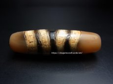 画像3: ジービーズ・チベット天珠　(Tibetan dzi beads)　七線珠(７ライン) (3)