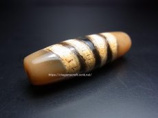 画像4: ジービーズ・チベット天珠　(Tibetan dzi beads)　七線珠(７ライン) (4)