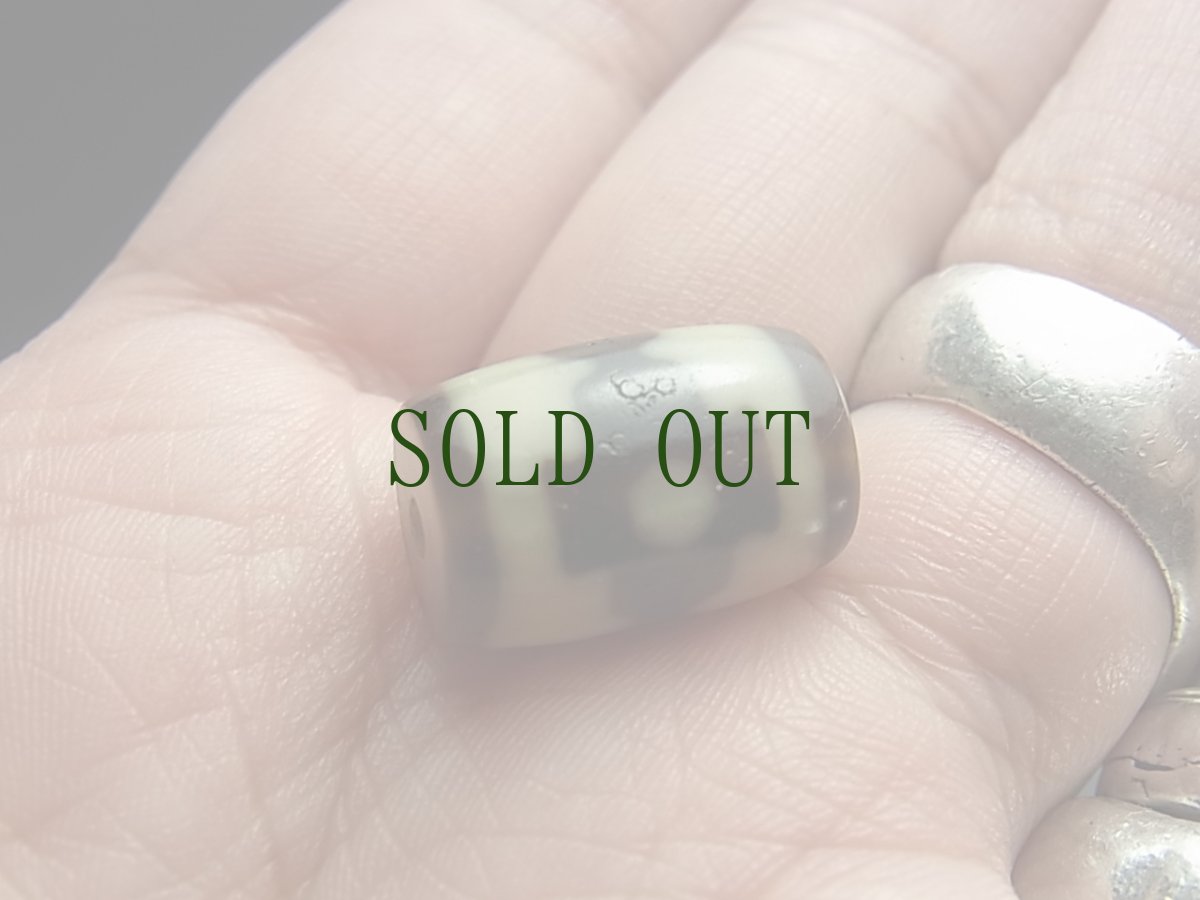 画像5: ジービーズ(3アイ・dzi mig sum pa)　チベット・特殊小三眼天珠　(チャムド) (5)