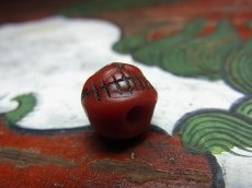 画像3: 料器製　数珠天玉　チベタンスカル・ルンゴ　(tibetan skull )　チベット密教法具 (3)