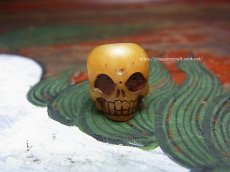 画像2: ヤク骨製　数珠天玉　チベタンスカル・ルンゴ　(tibetan skull )　チベット密教法具 (2)