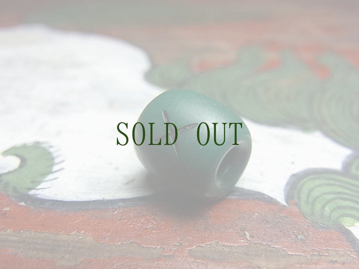 画像4: 料器製　数珠天玉　チベタンスカル・ルンゴ　(tibetan skull )　チベット密教法具 (4)