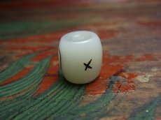 画像3: 料器製　数珠天玉　チベタンスカル・ルンゴ　(tibetan skull )　チベット密教法具 (3)