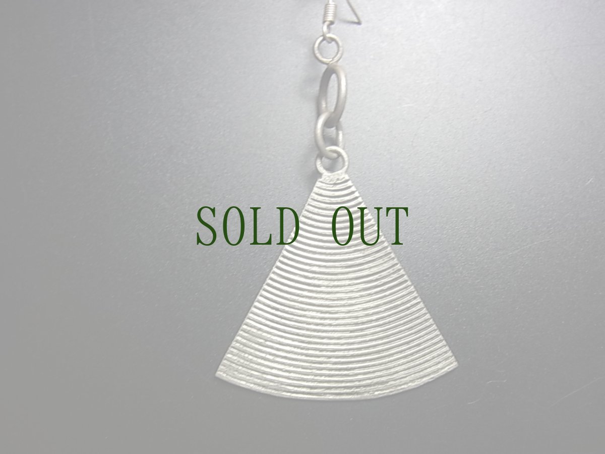 画像3: 貴州苗族（ミャオ族）の苗銀製トライバルピアス　　  (3)