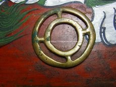 画像2: チベット・曼荼羅型トクチャ　(老天鉄・Old Tibetan thogchag of Mandala design)・アンティーク・装身具　 (2)