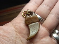 画像5: カパラの根付(tibetan old kapala )　チベット密教法具・牙型 (5)