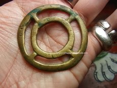 画像4: チベット・曼荼羅型トクチャ　(老天鉄・Old Tibetan thogchag of Mandala design)・アンティーク・装身具　 (4)