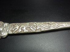 画像3: ミャオ族（苗族）の髪留め/かんざし（苗銀製）・花　Traditional hair ornament, Kanzashi of Miao (3)
