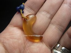 画像7: 古墳時代・瑪瑙製勾玉と瑠璃玉の首飾り　（Ancient Magatama、kofun period） (7)