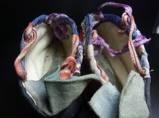 画像9: 纏足靴・清朝期　絹糸・木綿・刺繍・アンティーク　 (9)