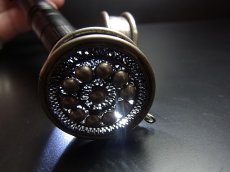 画像5: 貴州苗族（ミャオ族）のシルバーピアス(苗銀)　銅鼓　 (5)