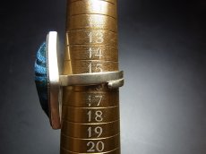 画像6: 貴州ミャオ族の刺繍古裂リング（苗銀製） (6)