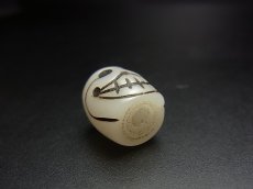 画像4: 料器製　数珠天玉　チベタンスカル・ルンゴ　(tibetan skull )　チベット密教法具 (4)