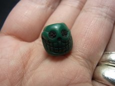画像5: 料器製　数珠天玉　チベタンスカル・ルンゴ　(tibetan skull )　チベット密教法具 (5)