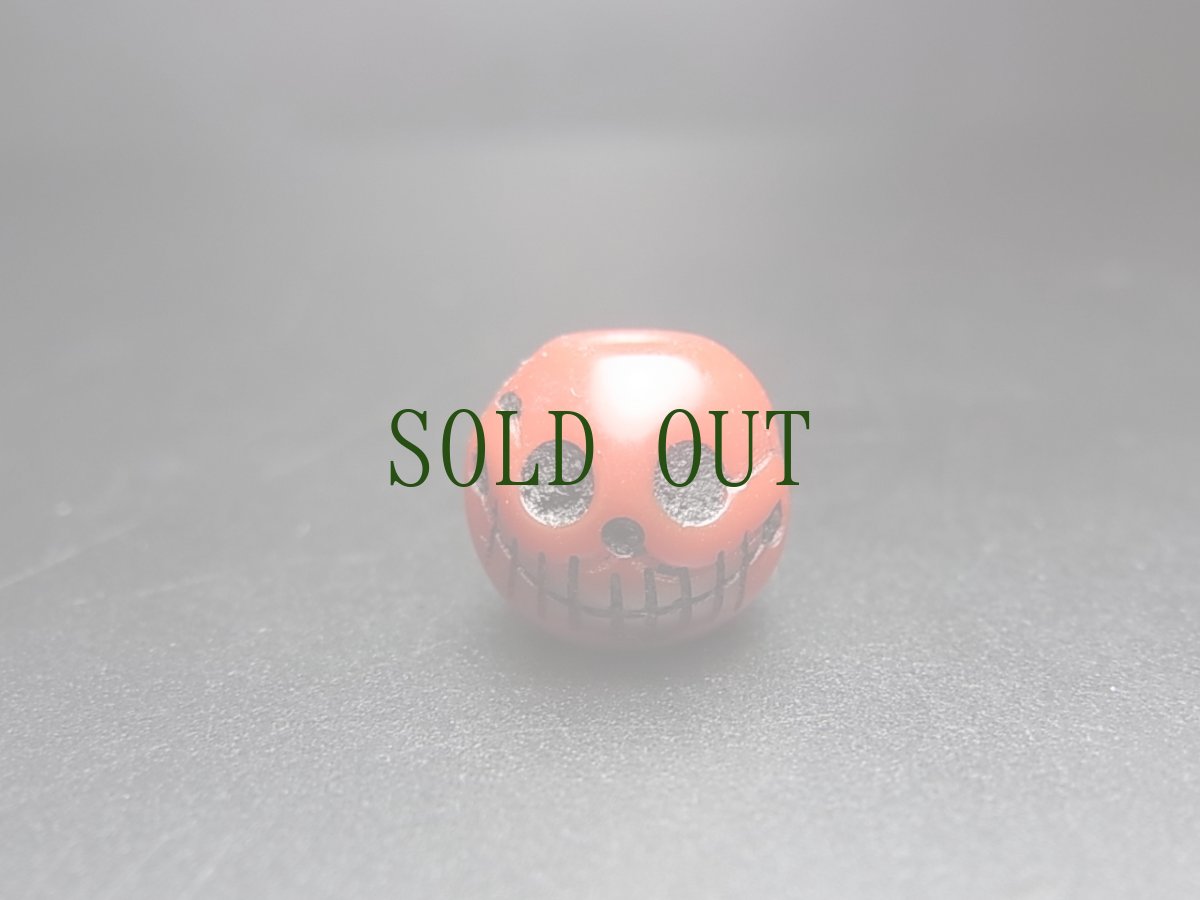 画像2: 料器製　数珠天玉　チベタンスカル・ルンゴ　(tibetan skull )　チベット密教法具 (2)