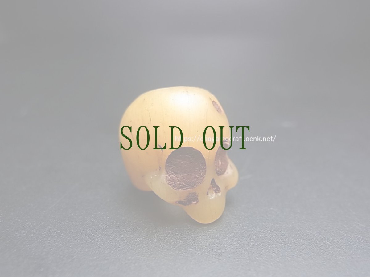 画像1: ヤク骨製　数珠天玉　チベタンスカル・ルンゴ　(tibetan skull )　チベット密教法具 (1)