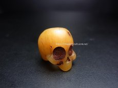 画像1: ヤク骨製　数珠天玉　チベタンスカル・ルンゴ　(tibetan skull )　チベット密教法具 (1)
