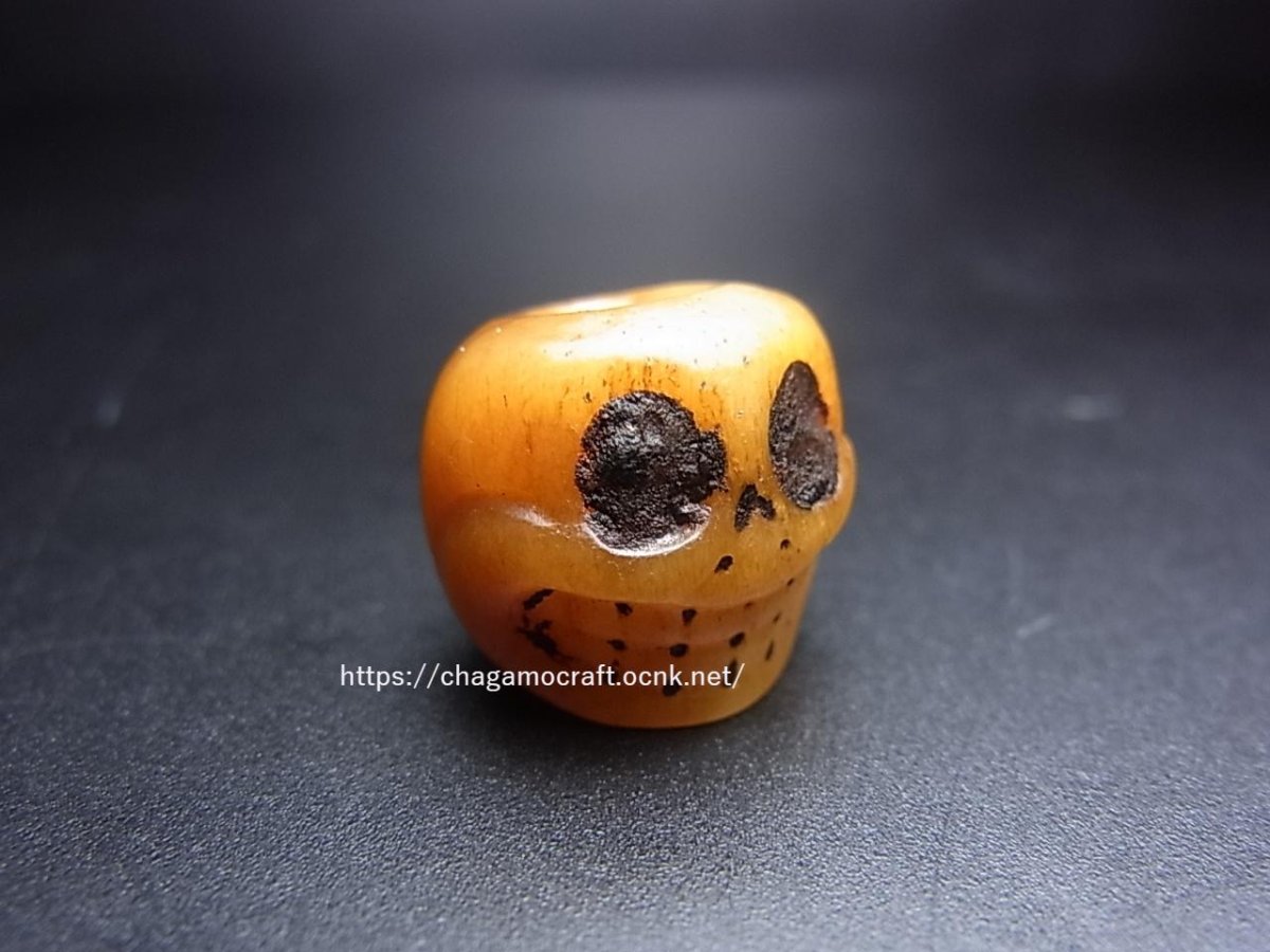 画像1: ヤク骨製　数珠天玉　チベタンスカル・ルンゴ　(tibetan skull )　チベット密教法具 (1)