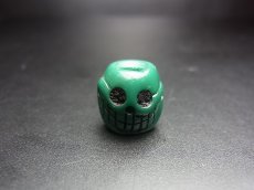 画像2: 料器製　数珠天玉　チベタンスカル・ルンゴ　(tibetan skull )　チベット密教法具 (2)