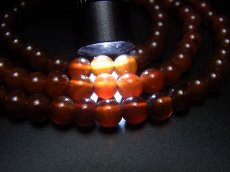 画像6: チベット・アンデシン（血珠)の108玉念珠　（6mm・Mala） (6)