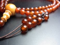 画像4: チベット・アンデシン（血珠)の108玉念珠　（6mm・Mala） (4)