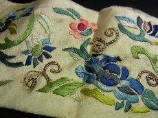 画像6: 中国古玩・清代（清朝期）　刺繍古裂（絹地）・Old embroidery of Qing dynasty ・吉祥紋（エンドレスノット） (6)