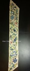画像2: 中国古玩・清代（清朝期）　刺繍古裂（絹地）・Old embroidery of Qing dynasty ・吉祥紋（エンドレスノット） (2)