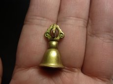 画像5: チベット密教　ティルプ(金剛鈴)の数珠飾り　チベタンＭＡＬＡパーツ　黄銅製 (5)