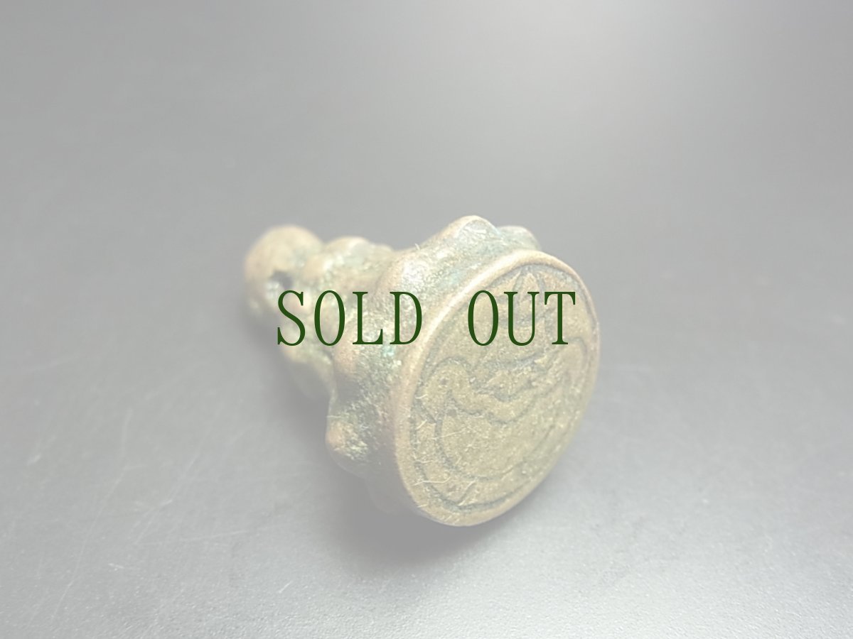 画像2: チベットの印章・トクチャ　(Seal・Thogchags) 印章　黄銅製　宝瓶(ブンパ) (2)