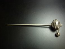 画像2: ミャオ族（苗族）の髪留め/かんざし（苗銀製）　Traditional hair ornament, Kanzashi of Miao (2)