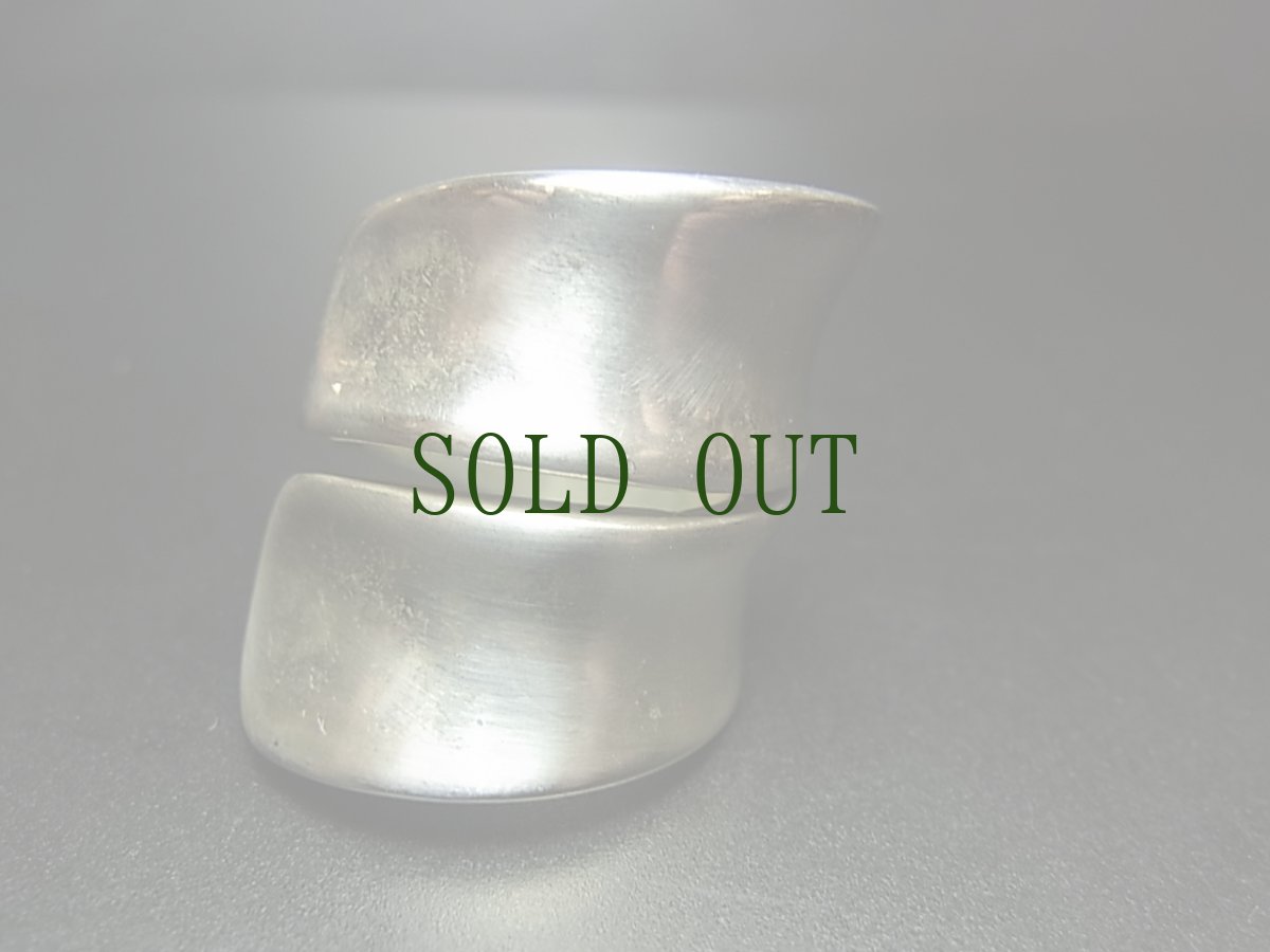 画像2: 貴州ミャオ族のシルバーリング(ミャオ銀)　トライバルデザイン (2)