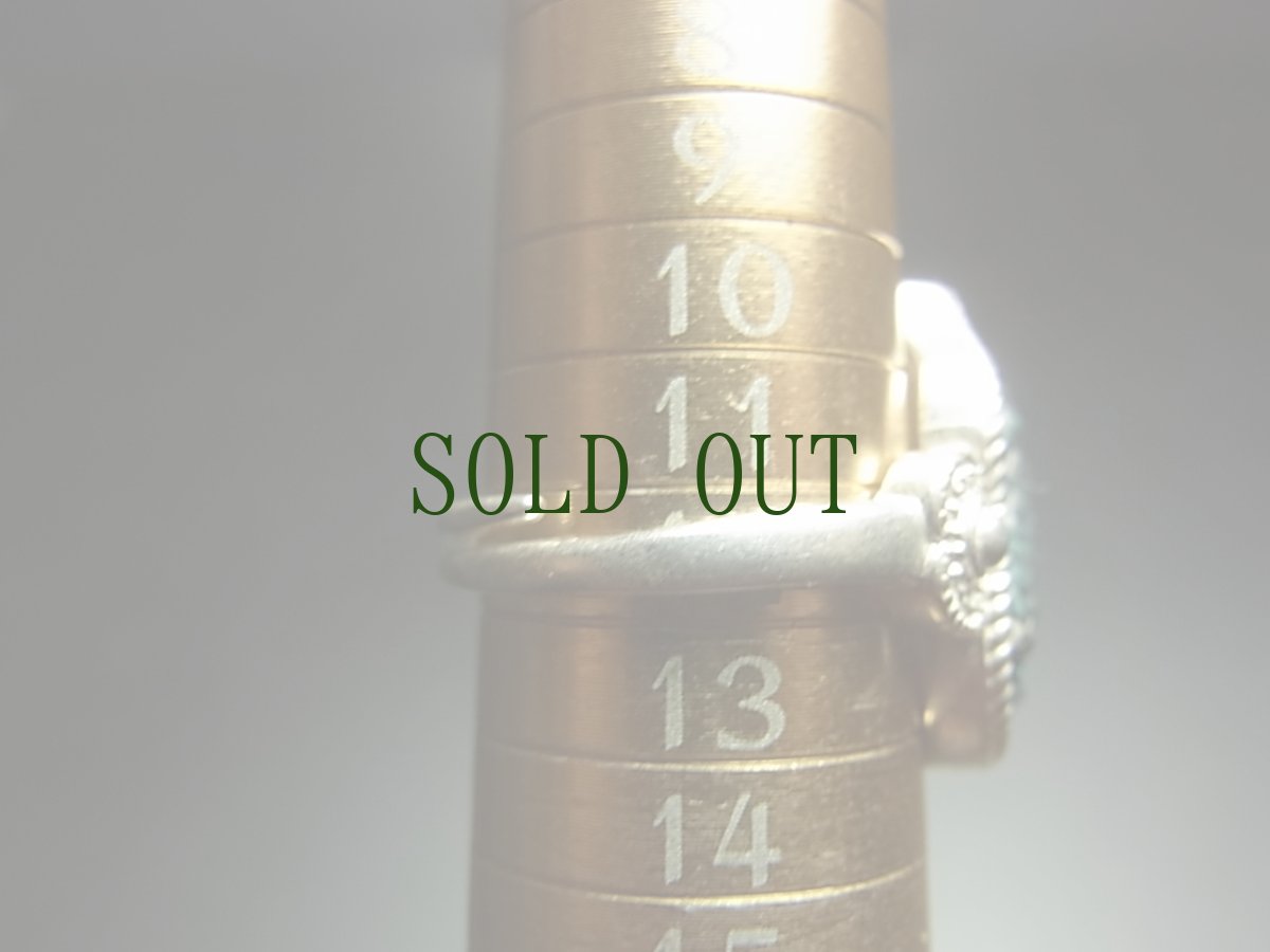 画像6: 貴州ミャオ族の刺繍古裂リング（苗銀製） (6)