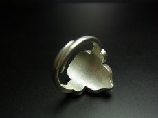 画像4: 貴州ミャオ族の刺繍古裂リング（苗銀製） (4)