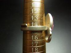 画像6: 貴州ミャオ族の刺繍古裂リング（苗銀製） (6)