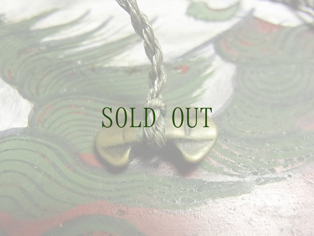 画像6: チベタン・アンティークターコイズ(yu)のチョーカーネックレス　（Old tibetan  turquoise）約8ℊ (6)