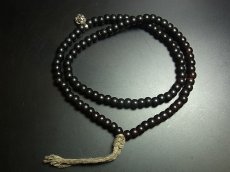 画像6: 黒朱色・老菩提根のチベット念珠（ Tibetan bodhi roots mala） (6)