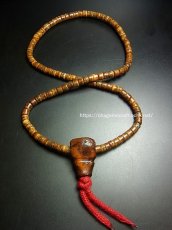 画像3: カパラの御数珠　(チベタンKapala Mala ) ཀ་པ་ལ　カパーラマーラ・チベット密教法具・象嵌 (3)